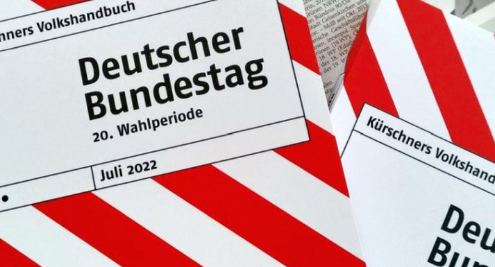 Das Cover von Kürschners Volkshandbuch Deutscher Bundestag