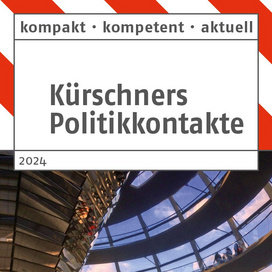 Cover des Katalogs des Verlags Kürschners Politikkontakte.